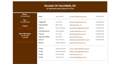 Desktop Screenshot of falconerny.org